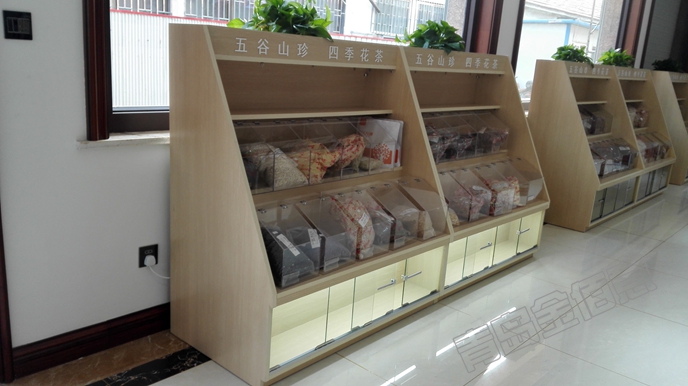 免漆食品展柜，好实用